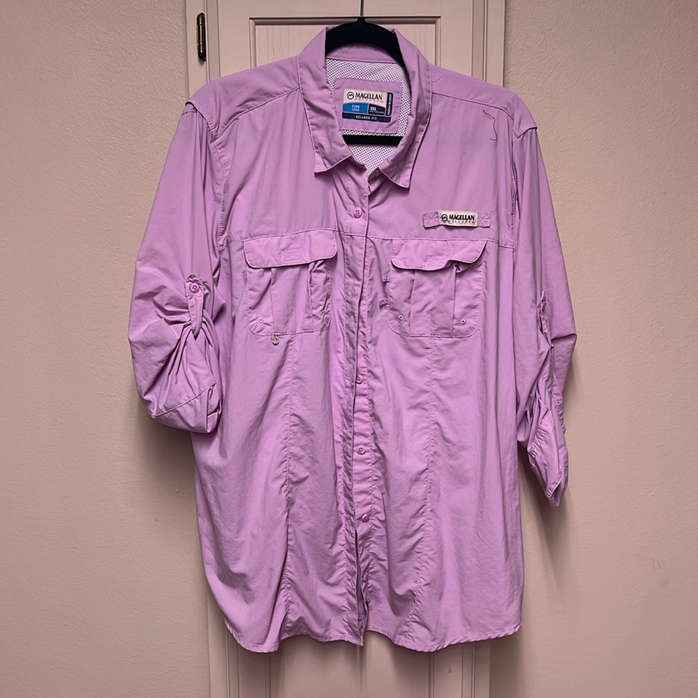 Light Purple Magellan Fishing Shirt